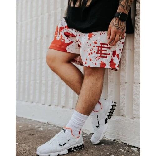 Eric Emanuel EE Basic Short NEW YORK CITY SKYLINE 2021 mens casual shorts fitness sports pants summer gym workout mesh shorts