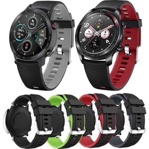 22mm Silicagel For Huawei watch GT 2 46mm Band Strap For Huawei GT2 Pro HONOR Magic2 GS Pro Bracelet Smartwatch Watchband Correa