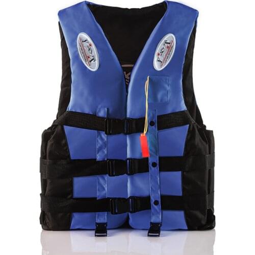 Universal Swimming Boating Ski Drifting Life Vest with Whistle M-XXXL Water Sports Man kids Jacket Polyester Adult Life Vest Jac
