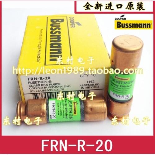 US BUSSMANN Fuse Fuse FUSETRON FRN-R-20 600V 20A FRN-R-30