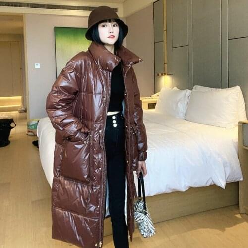 Winter Coat Women Black Parkas Puffer Jacket Thick Jackets for Women 2021 Female Midi Loose Clothes Chaquetas Para Mujer HLY247