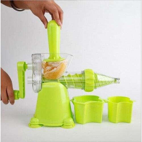 1PC Hand manual juicer Auger Slow squeezer Fruit Wheat Grass Vegetables orange juice extractor machine Manual Juicer OK 0347
