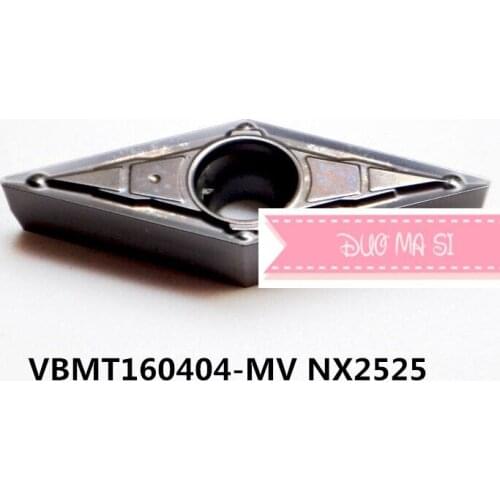 10PCS VBMT160404-MV NX2525/VBMT160408-MV NX2525,carbide insert for turning tool holder,CNC,machine,boring bar