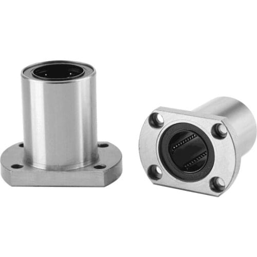 100pcs/lot LMH20UU 20mm Oval Flange type linear bearings CNC router LMH20 20*32*42mm