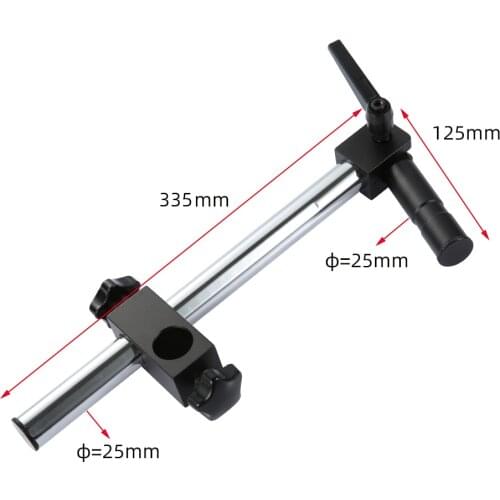 Dia Diameter 25mm Heavy Duty Multi-axis Adjustable Metal Arm Support for Video Industry Microscope Table Stand Part Holder