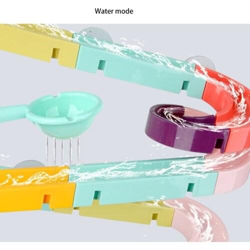 12/24/44Pcs Ducks Child Bath Toys Track Water Sprinkler Kits Toy Kids Bathroom Play Water Shower Games Indoor Pool Tools