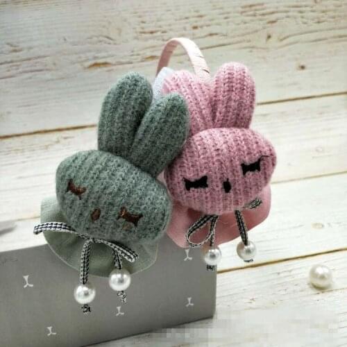 12pcs Fashion Cute Rabbit Hairbands Solid Animal Bunny Hair Sticks Hard Headbands Princess Headwear Girls Hair Accessories