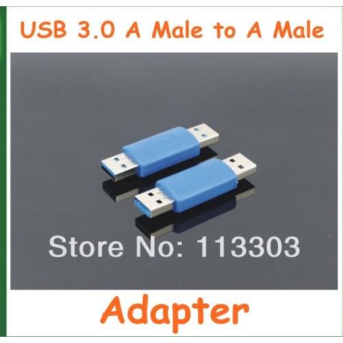20pcs USB 3.0 A Male to Male Adapter USB3.0 AM to AM Connector Extender Converter