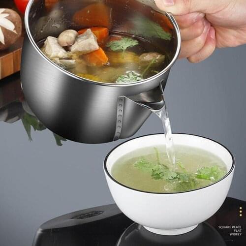 2020 Multi-Use Stainless Steel Gravy Oil Soup Fat Separator Grease Oiler Filter New Strainer Bowl Home Kitchen Cooking Tools