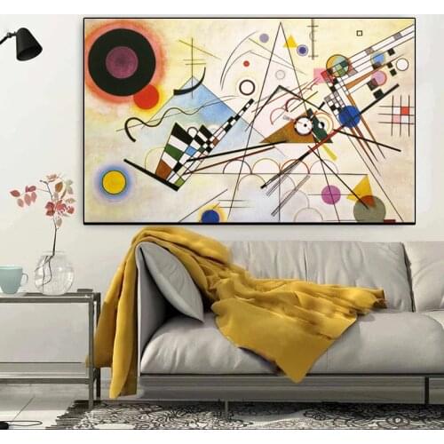 Abstract HD Composition Line Canvas Painting for Living Room Posters and Prints on Canvas Wall Art Pictures Home Decoration