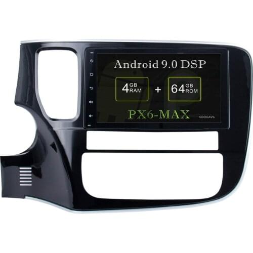 KOOCAVS 8 " IPS Android 9.0 Car GPS Radio Player for Mitsubishi Outlander 2015 2016 2017 2018 4GB+64G Multimedia