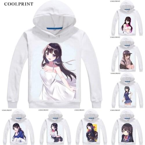 Tsukino Mito Channel Mens Hoodies Virtual Youtuber Vtuber Artificial Intelligence AI Sweatshirt Streetwear Anime Hoodie