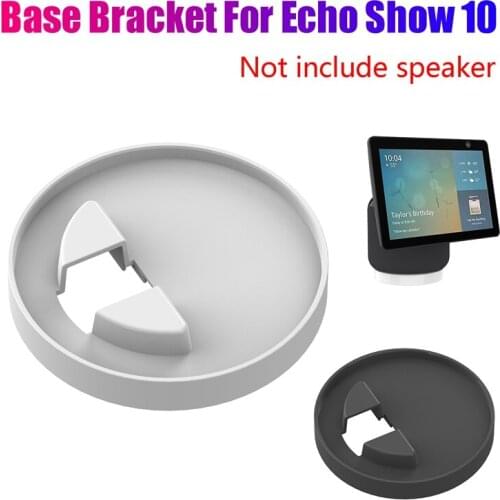 For Amazon Echo Show 10 Base Bracket Punch-Free Power Cable Storage Stand for Echo Show 10