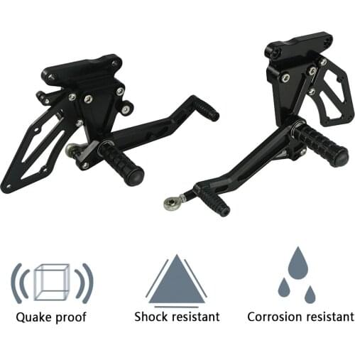 For BMW G310R G 310 R G310 R G 310R 2017-2019 Motorcycle Adjustable Footrest CNC Aluminum Rear Passenger Footpeg Foot pegs Pedal