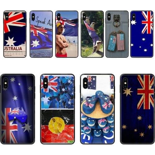 For Huawei Honor 20 20I 20S 10 10I 6A 7A 7X 8C 8X 9 9A 9I 9X Lite Pro New Australian Australia Flag For Childrens Black Soft