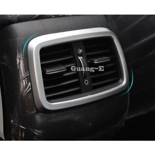 For Kia Sorento L 2015 2016 2017 Car Styling Garnish Cover Trim ABS Chrome Rear Upside Air Conditioning Outlet Vent 1pcs