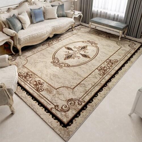 Europe Living Room Carpets Polypropylene Thick Bedroom Carpet Home Hand Carved Rug Study Coffee Table Decorative Mat