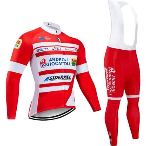 New TEAM ANDRON CYCLING JERSEY Bike Wear pants set Ropa Ciclismo MENS 20D winter thermal fleece pro Bike jacket Pants Maillot