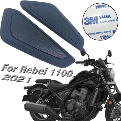 3M Motorcycle Non-slip Side Fuel Tank Stickers Waterproof Pad Rubber Sticker For Honda REBEL 1100 CMX 1100 2021