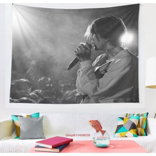 Lil Peep Performance tapestry Wall Hanging Beach Towel Throw Blanket Picnic Yoga Mat Tapestries Home Decoration