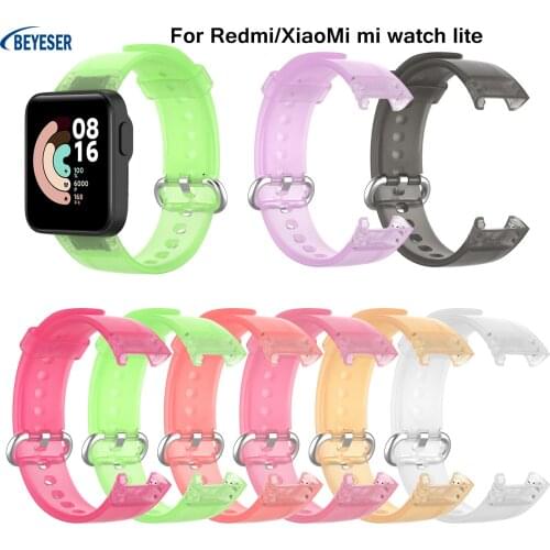 Glacier Transparent Strap For Redmi Watch Wristband Replacement Watchband For Xiaomi Mi watch lite New