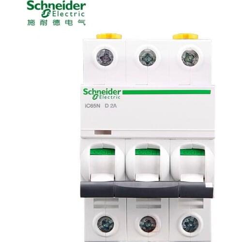 Schneider electric Mini Circuit Breaker iC65H 3p D type 1A - 63A 10kA MCB A9F29301-A9F29363