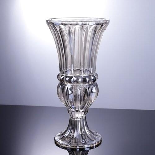 European Style Glass Vases Large Simple High Quality Vase Luxury Creative Living Room Table Art Maison Home Decoration EB50HP