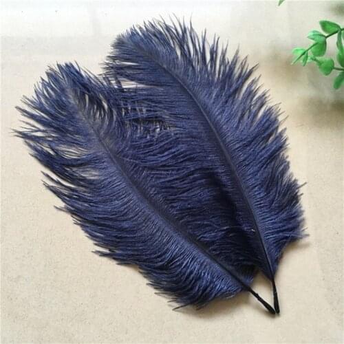 Holiday Decorations 10pcs beautiful navy ostrich feathers 6-8 inches/15-20 cm wholesale decoration