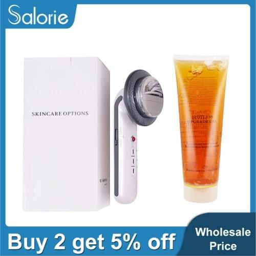 Ultrasound Cavitation Body Slimming Machine Weight Loss with Fat Burn Lipo Gel EMS Galvanic Infrared Wave Therapy Leg Massager