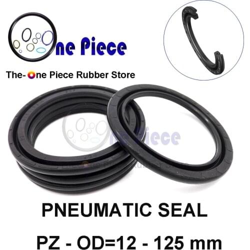 20pcs a bag PZ NBR ID= 12-125 mm Pneumatic cylinders seal for cylinders and valves gasket rubber rings rod seals