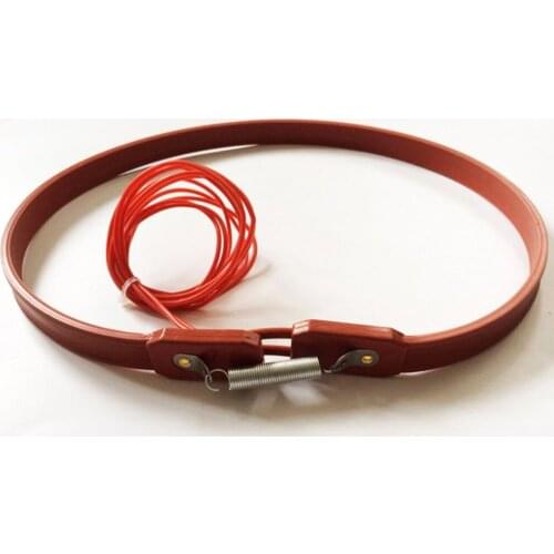 High quality flexible Silicone Heating belt heat tracing belt Silicone Rubber Pipe Heater waterproof 15x5000mm 400W 220V Warming