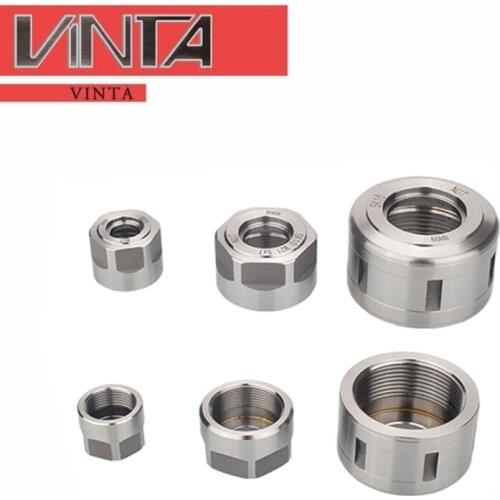 High precision ER nut engraving mobile balance ER nut ER11 ER16 ER20 CNC Router Engraving ER collet nut clamping cnc milling