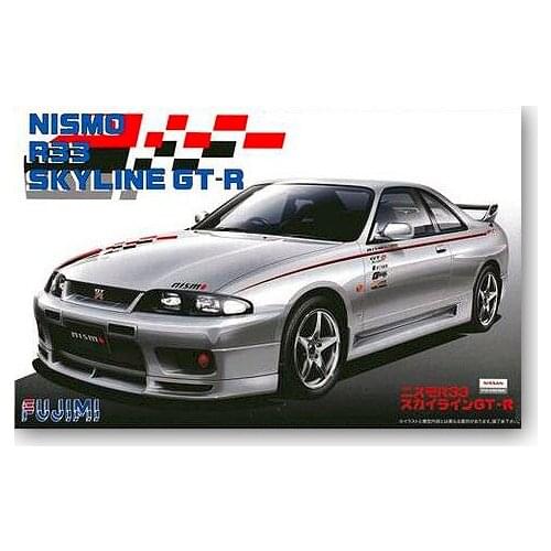 1/24 Fujimi Plastic Assembled Car Model Toy Nissan Skyline GT-R R33 Nismo Static Model DIY Assembled Model Kit #03835