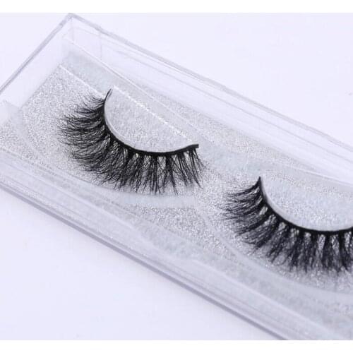 1pair nature Mink Eyelashes Black False Eyelashes Thick Long Cross Fake Eye Lashes Extension accessory Makeup tools