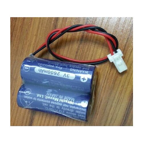 10PCS CR17450 CR17450-2 2CR17450 3V 2600mah lithium battery PLC industrial control Li-ion battery with plug BAT-0033-002
