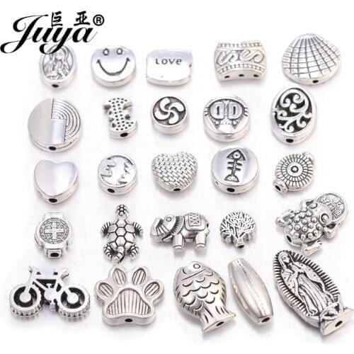 20PCS Fish Heart Crown Bead Fit DIY Jewelry Charms Bracelet Necklace Trinket Jewelry For Women Man Making Findings Crafts