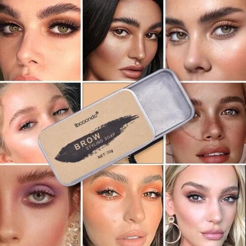 3D Feathery Brows Eyebrow Styling Soap Eyebrow Setting Gel Waterproof Long Lasting Eyebrow Tint Pomade Kit Eye Cosmetic TSLM1