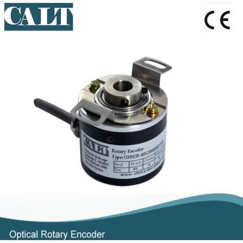 Free shipping CALT GHH38 6mm hollow shaft 100 200 360 500 1000 1024 p/r optical rotary encoder