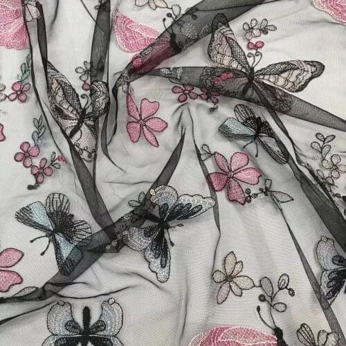 French Tulle Lace Fabric SYJ-298683 High Quality African Lace Fabric Latest Lace Material For Evening Party