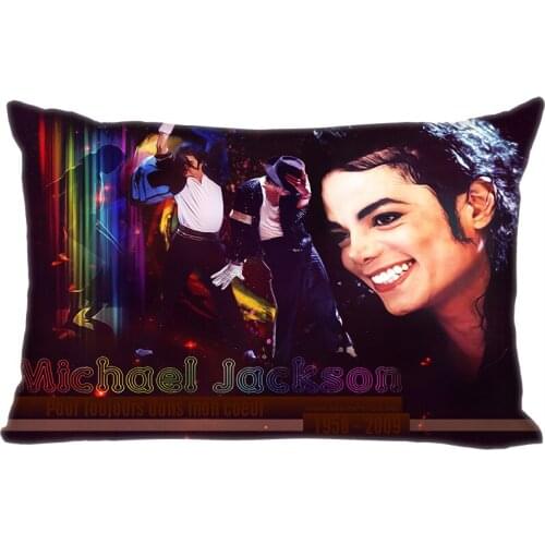 Customized Michael Jackson Heal The World Pillow cases Zipper Pillow Cover Best Bedroom Home Office Decorative Satin Fabric