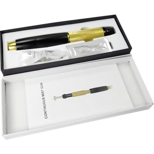 Pressure adjustable 3 files No-Needle Mesotherapy acid gun 0.5ml atomizer hyaluronic pen lip filler injector meso hyaluron gun