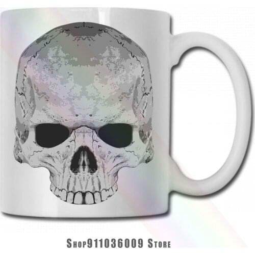 Skull mug cup tazas