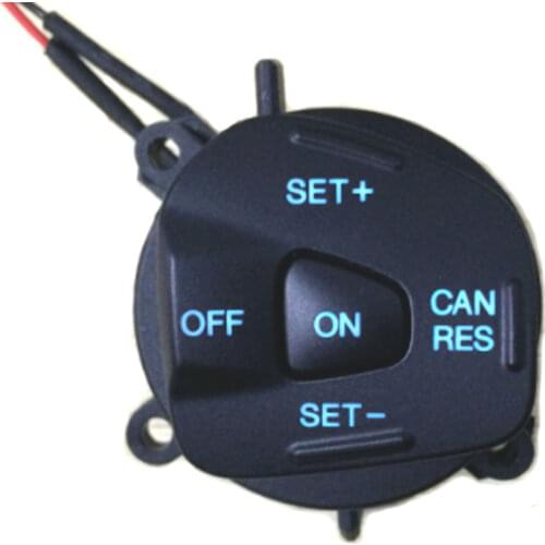 For Ford Fiesta MK7 MK8 ST Ecosport 2013 Multifunction Blue LED Light Steering Wheel Cruise Control Button Cable Accessories