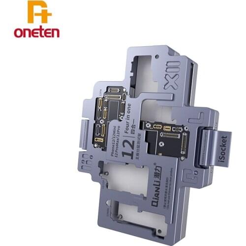 Qianli Motherboard Layered Test Frame iSocket For iphone 12 12pro 12promax 12mini mainboard test fixture phone repair tool