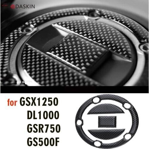 KODASKIN Gas Tank Fuel Stickers Cap Covers Protectors Carbon Fiber for Suzuki BANDIT GSX1250 DL1000 GSR750 GS500F