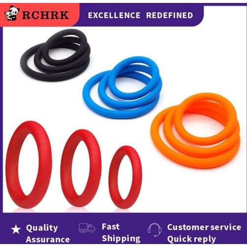 2021New Silicone Cock Rings Sexy Slave Stretchy Penis Rings for Longer and Harder Erection Delay Ejaculation Sex Toy for Couples