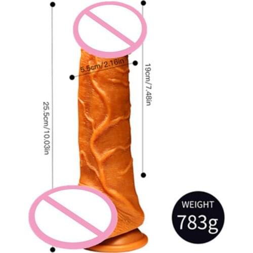 New Huge Dildo Female Masturbator Super Soft Realistic Penis Dildo Double-layer Silicone Suction Cup Dildos For Women Big Dick