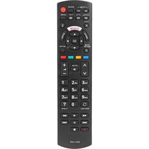 Plastic TV Remote Control Controller Suitable for Panasonic N2Qayb 00100 N2QAYB all TV Sets Direct Channel Access of Digital