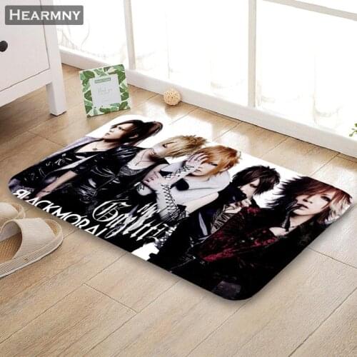 Custom The Gazette Doormat Floor/Bath/Kitchen/Beach Mat Flannel Sponge Fabric 3D Printed Shaggy Decoration For Bedroom