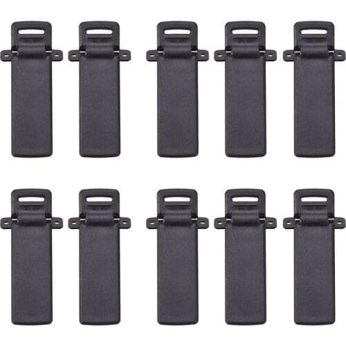 Promotion--10Pcs Walkie Talkie clamps Spare Part Back Belt Clip for Baofeng 2-way Radio UV5R For Baofeng intercom UV5R / 5RA /5